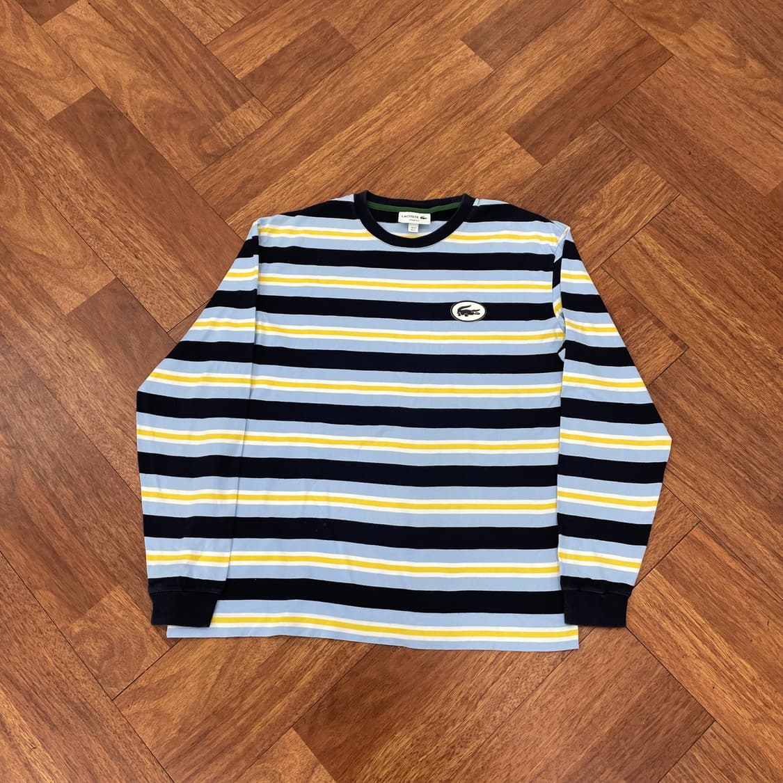 라코스테 루즈핏 스트라이프 롱슬리브   상품이미지1