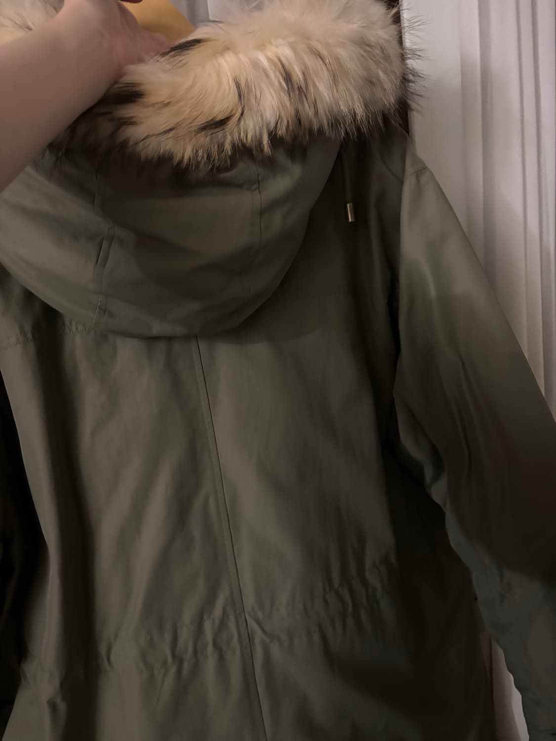 Jeep 카키 야상 롱패딩 개파카 이준호 착용 상품이미지7