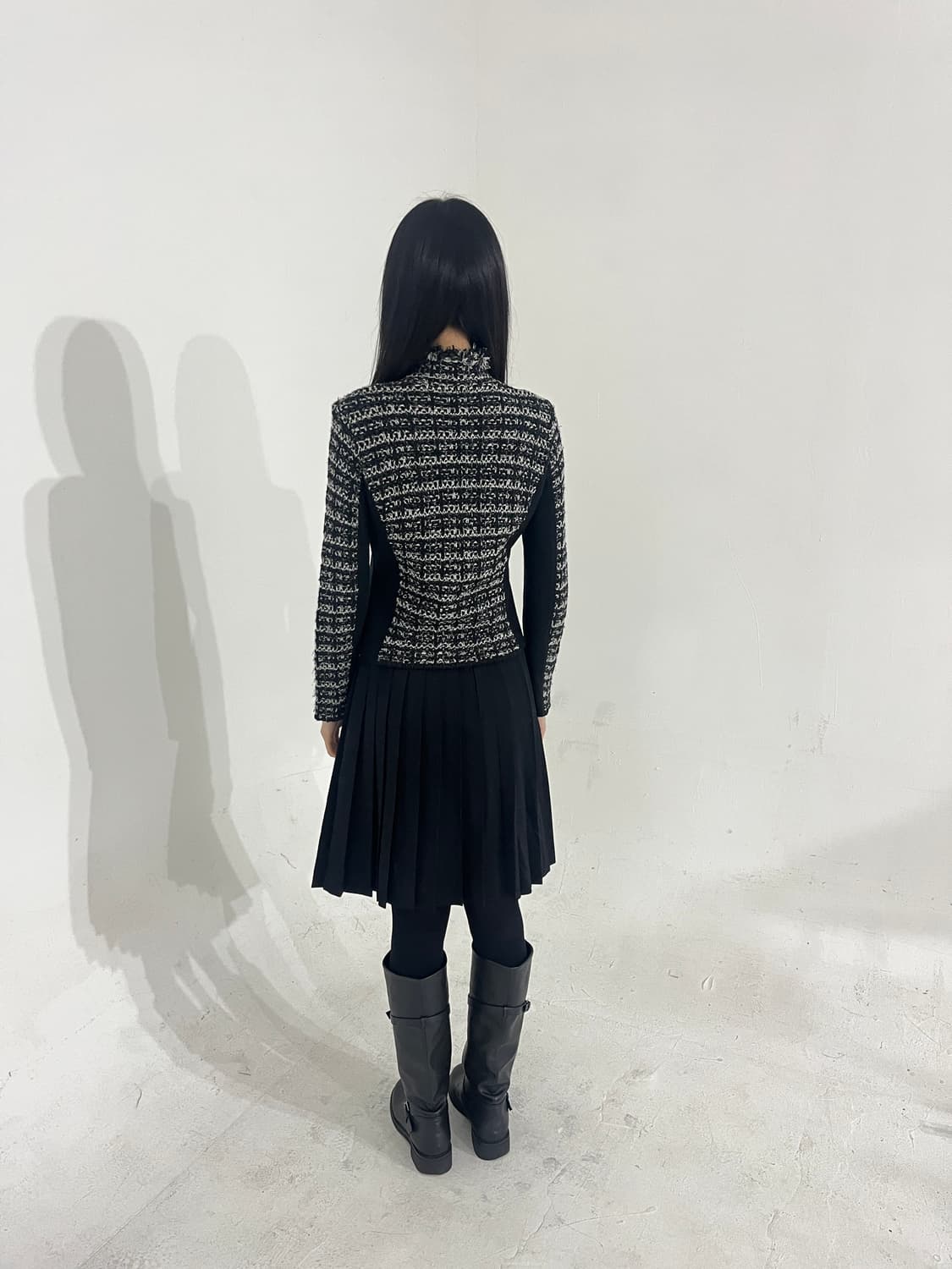Hiroko bis tweed asymetric jk 상품이미지4
