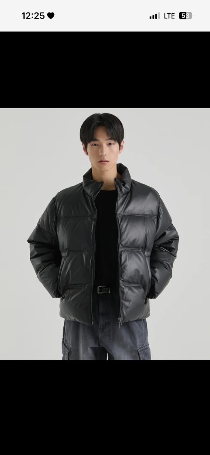 무신사 레더패딩 상품이미지1