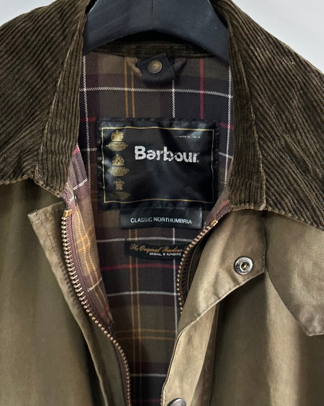 바버 클래식 노섬브리아 왁스 자켓 (va.63) 상품이미지7