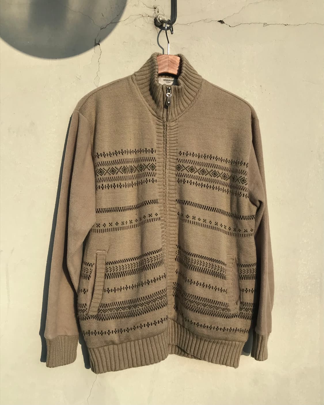 노르딕 니트 플리스 집업 상품이미지4