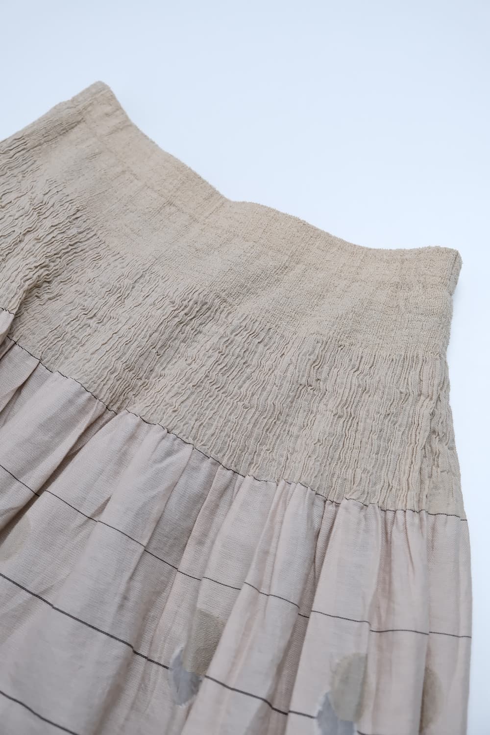 Stripe Bubble Long Skirt F  상품이미지6