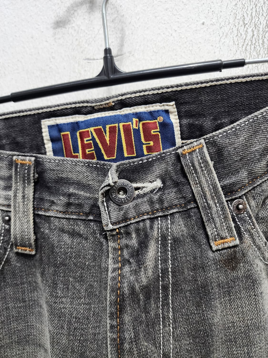 리바이스 514 빈티지 흑청 데님 팬츠 상품이미지4