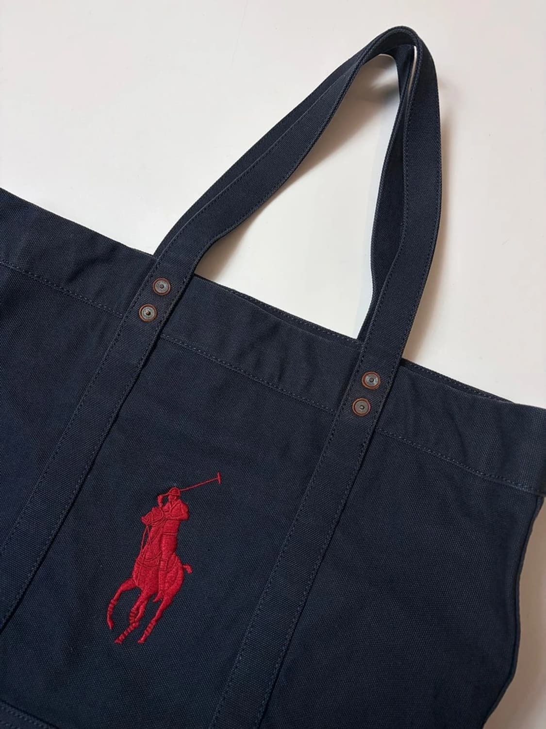 폴로 랄프로렌 워크 코튼 양면 토트백 Q1523 상품이미지3