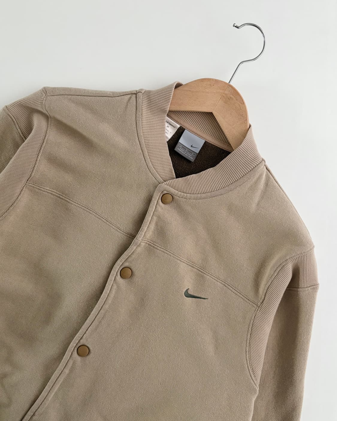 Nike 나이키 00’s 베이지컬러 코튼 스타디움 자켓 상품이미지4