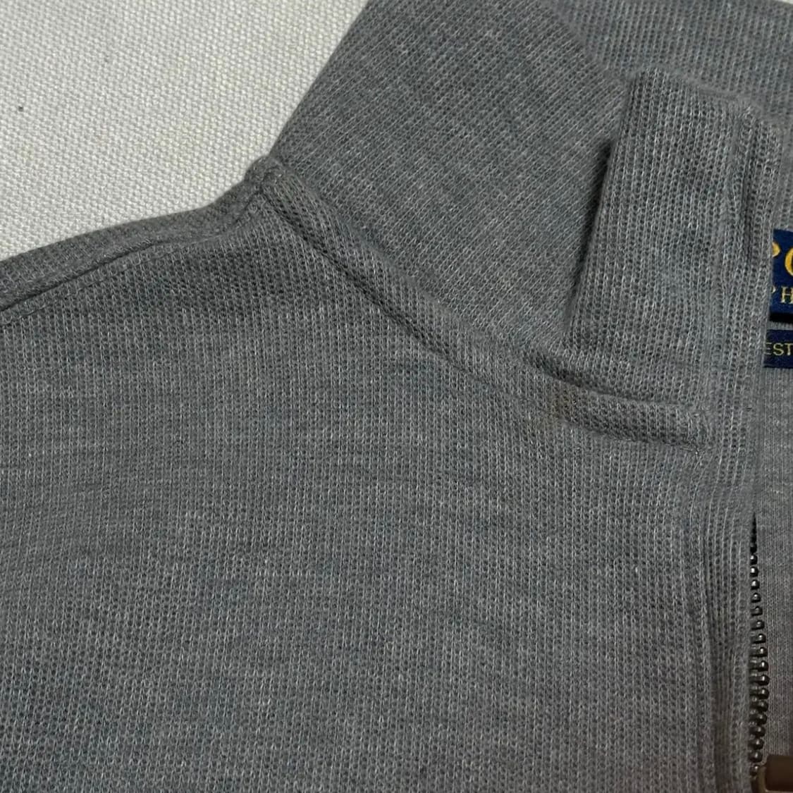폴로랄프로렌 멀티 포니 그레이 반집업 니트 상품이미지7