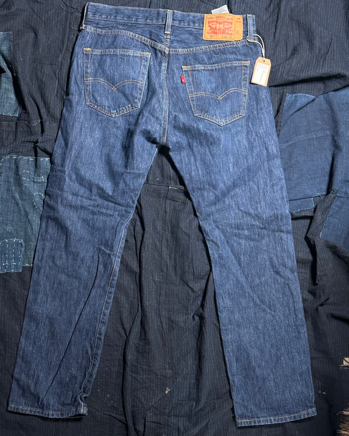 리바이스 501 스트레이트 핏 데님 팬츠 32 상품이미지6