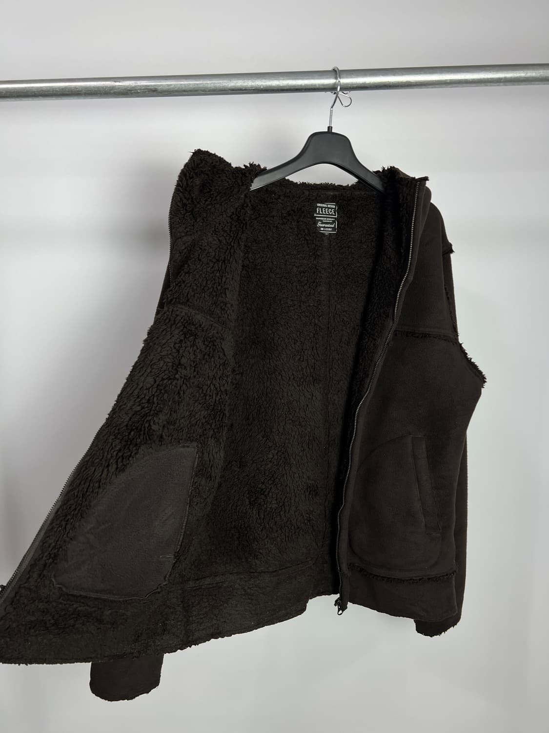 빈티지 플리스 후드 집업 자켓 상품이미지5