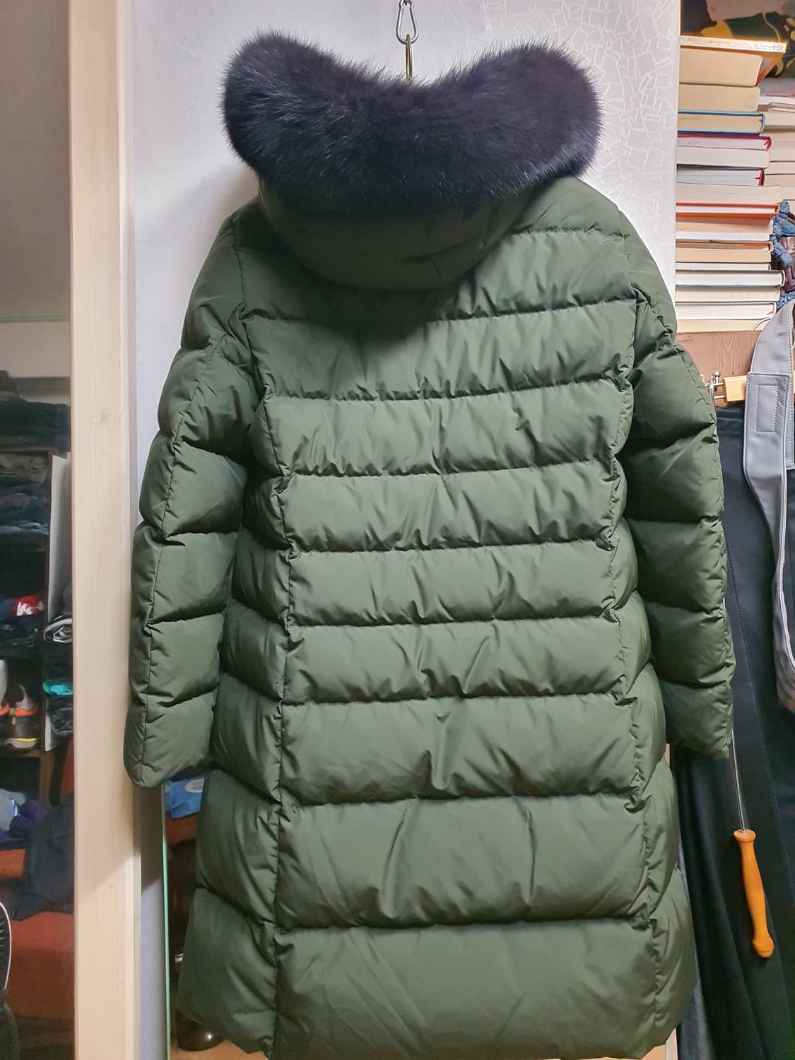 지센 덕다운 여성 모피패딩 상품이미지6