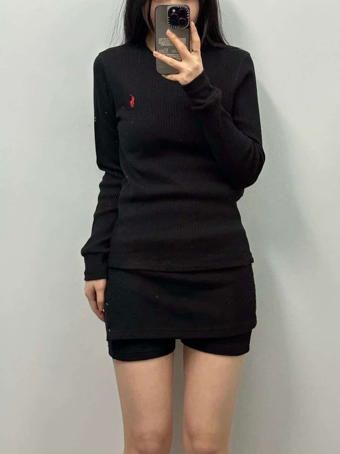 폴로 랄프로렌 신형 블랙 와플 니트 상품이미지1