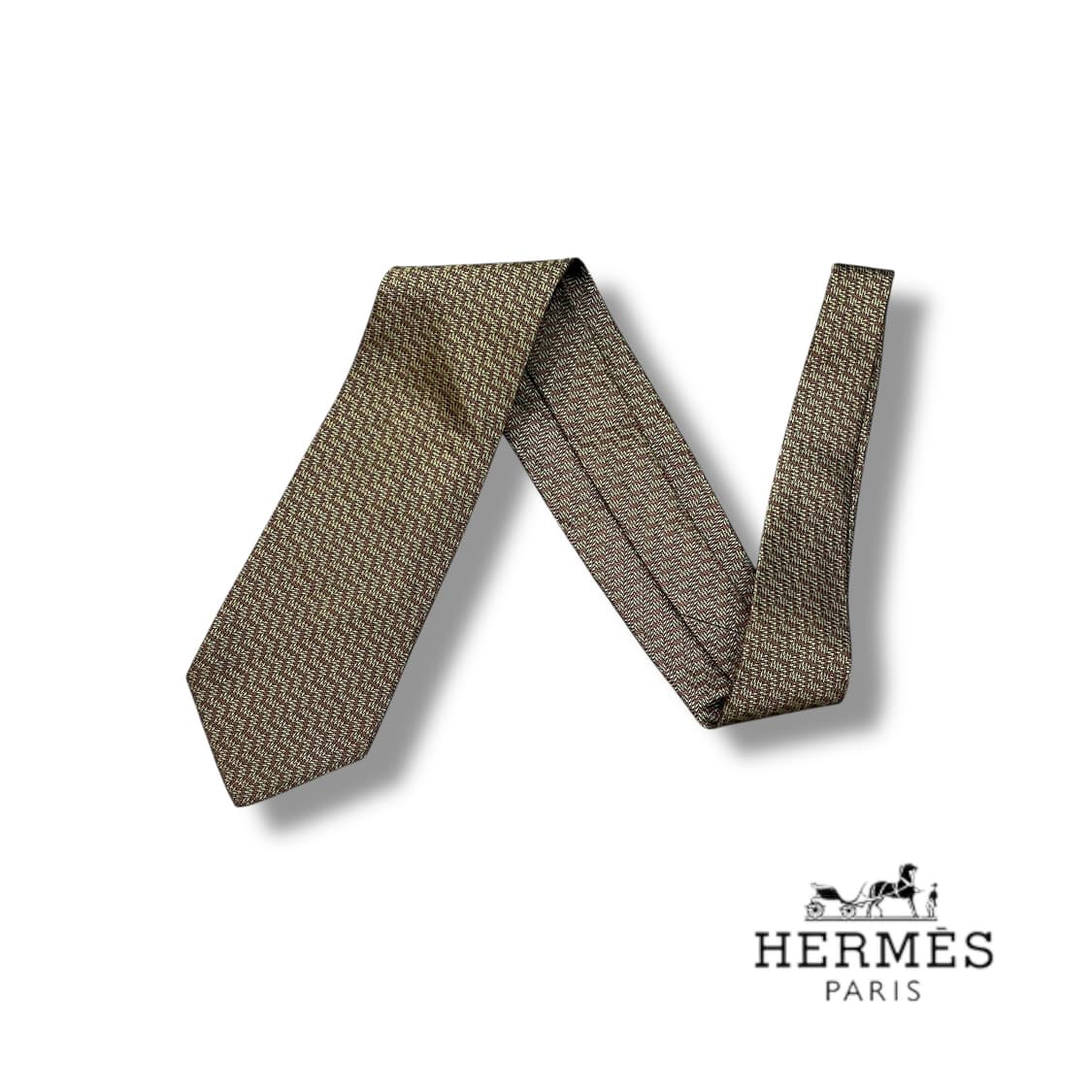  에르메스 패턴 실크 넥타이 y14359 상품이미지1