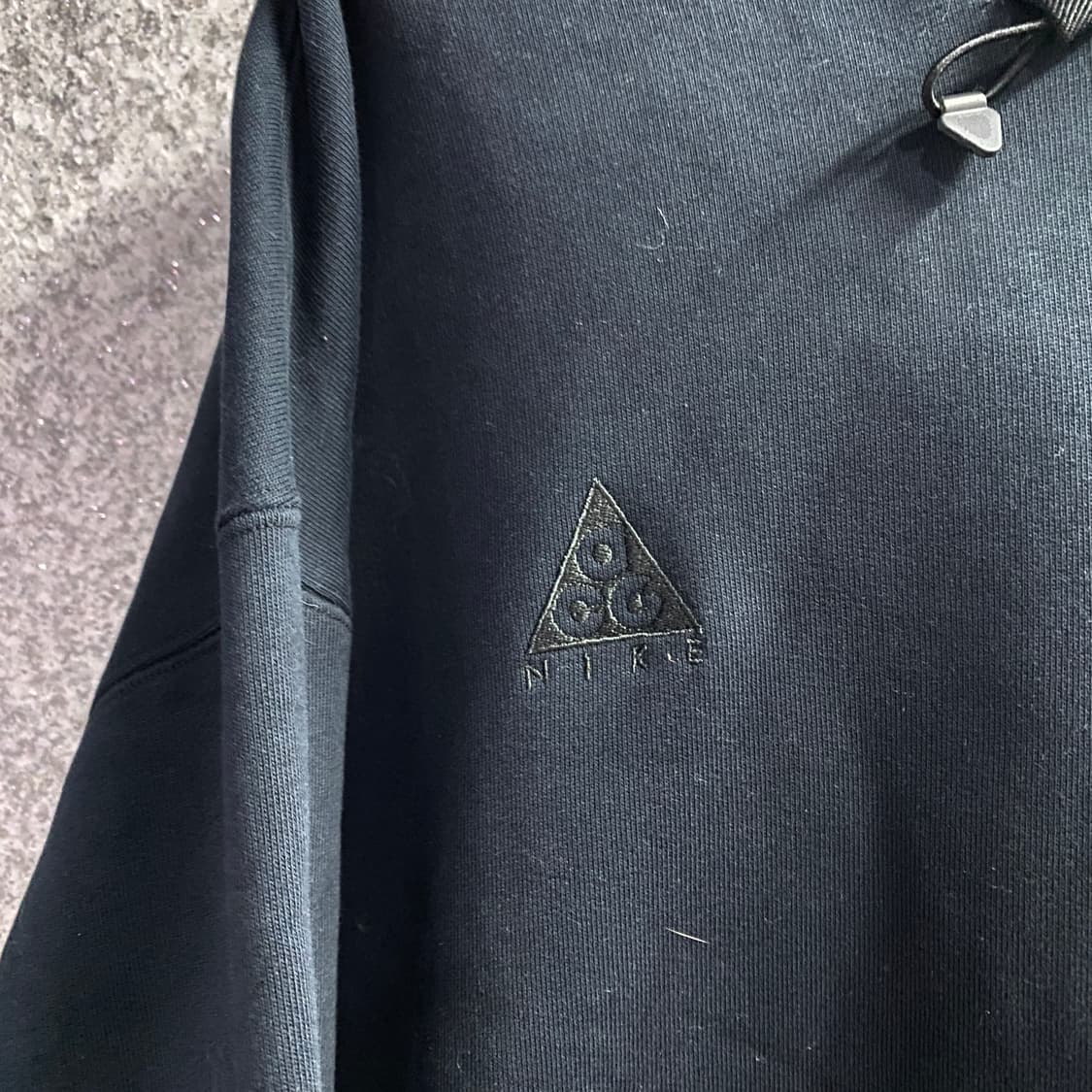 나이키 ACG 스몰로고 풀오버 블랙 후드티 B3598 상품이미지3