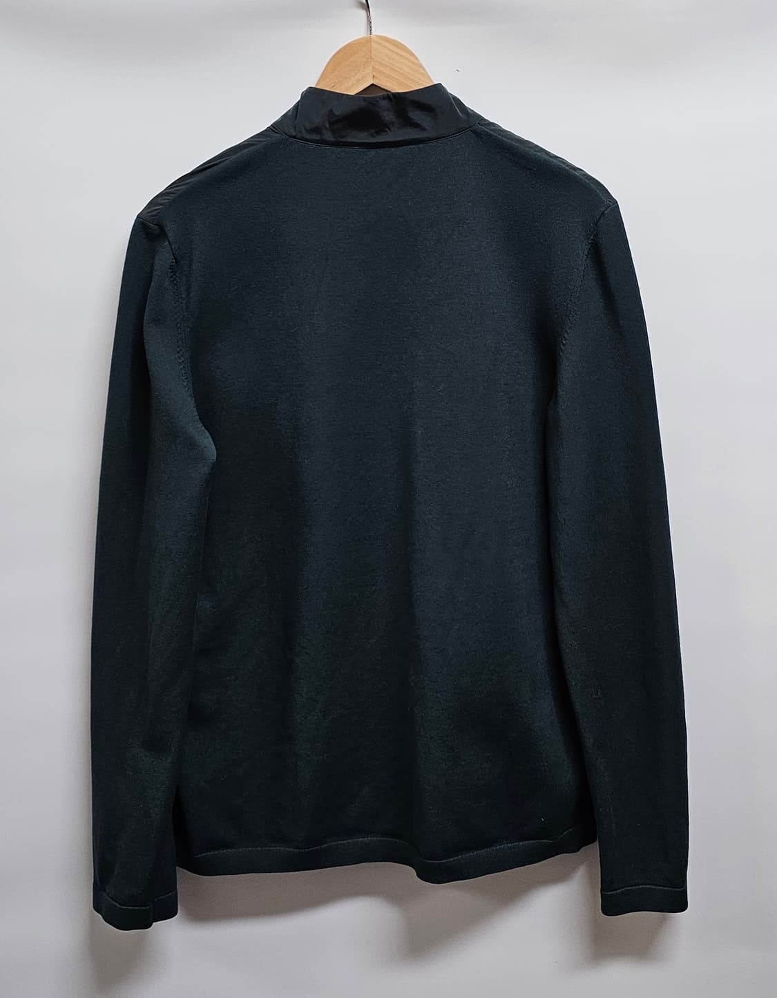 띠어리Theory 블랙 니트 패널 집업 자켓 M 상품이미지2