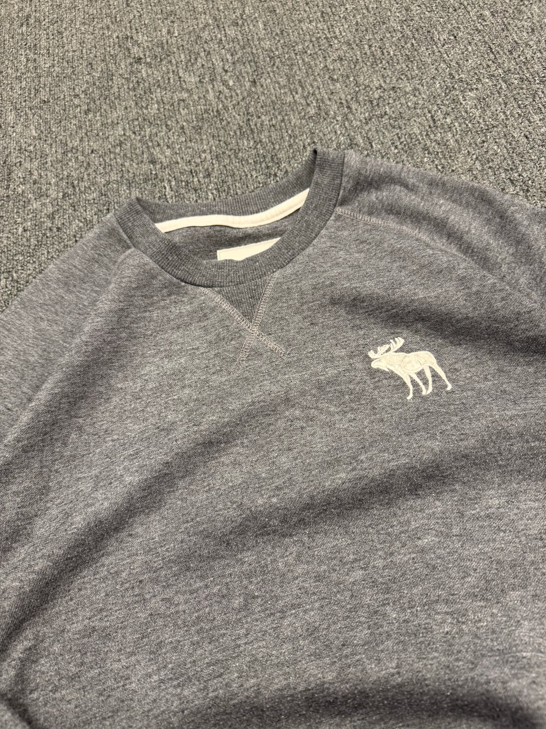 S)아베크롬비 빈티지 사이드 패치 포인트 스웻 셔츠 상품이미지2