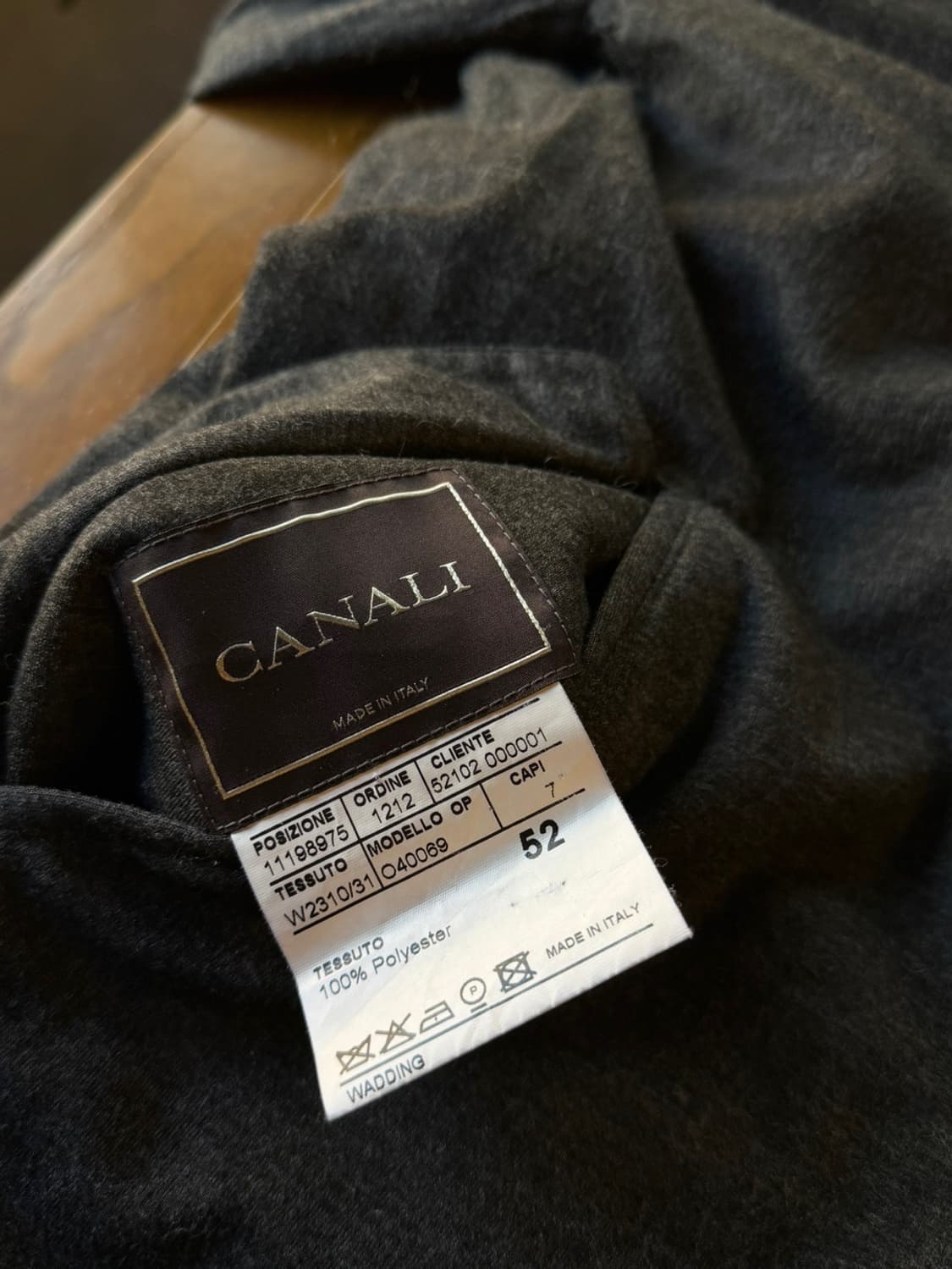 CANALI 까날리 짚업 블루종 105 상품이미지9