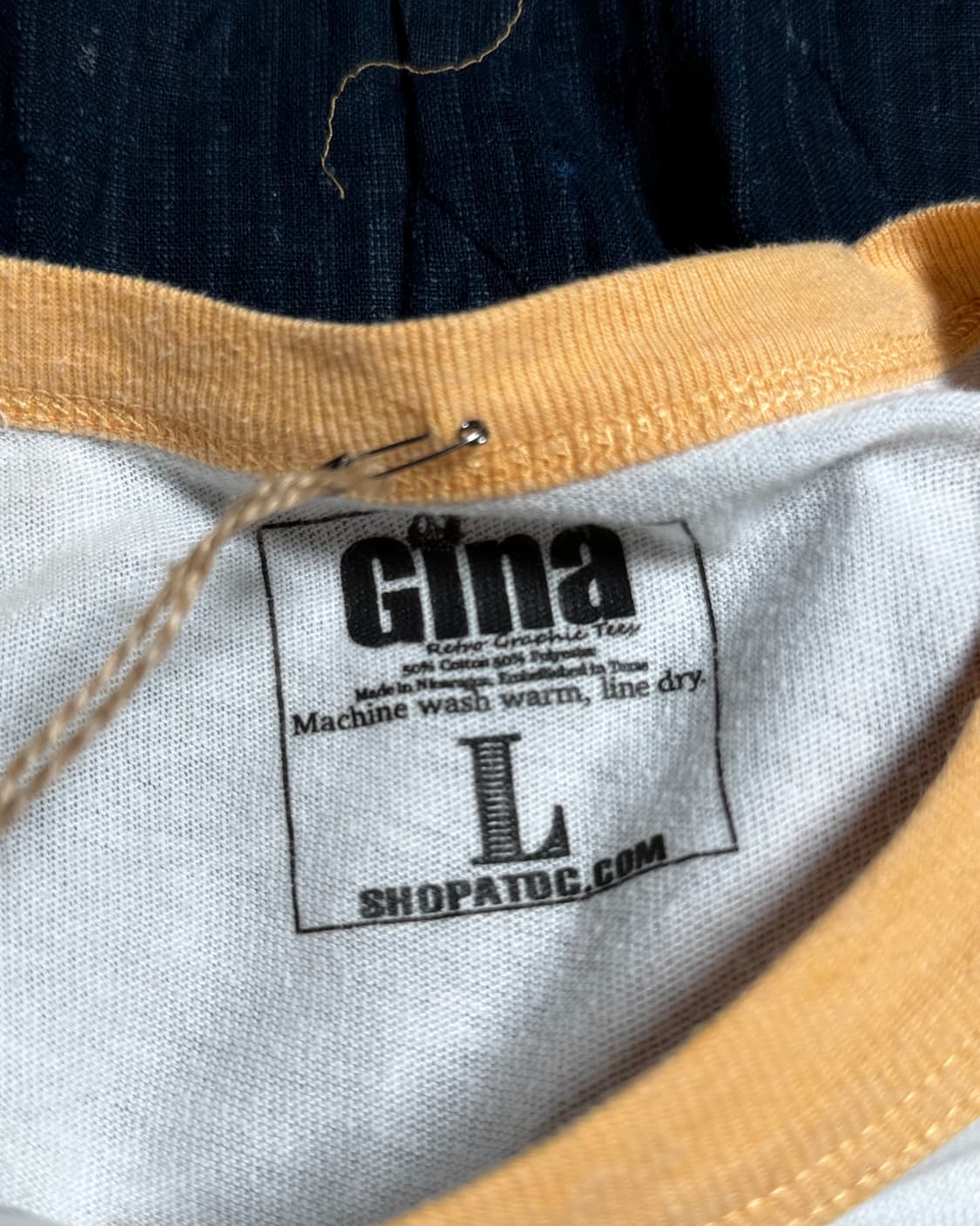 Gina 카우보이 그래픽 링거티 L 상품이미지6