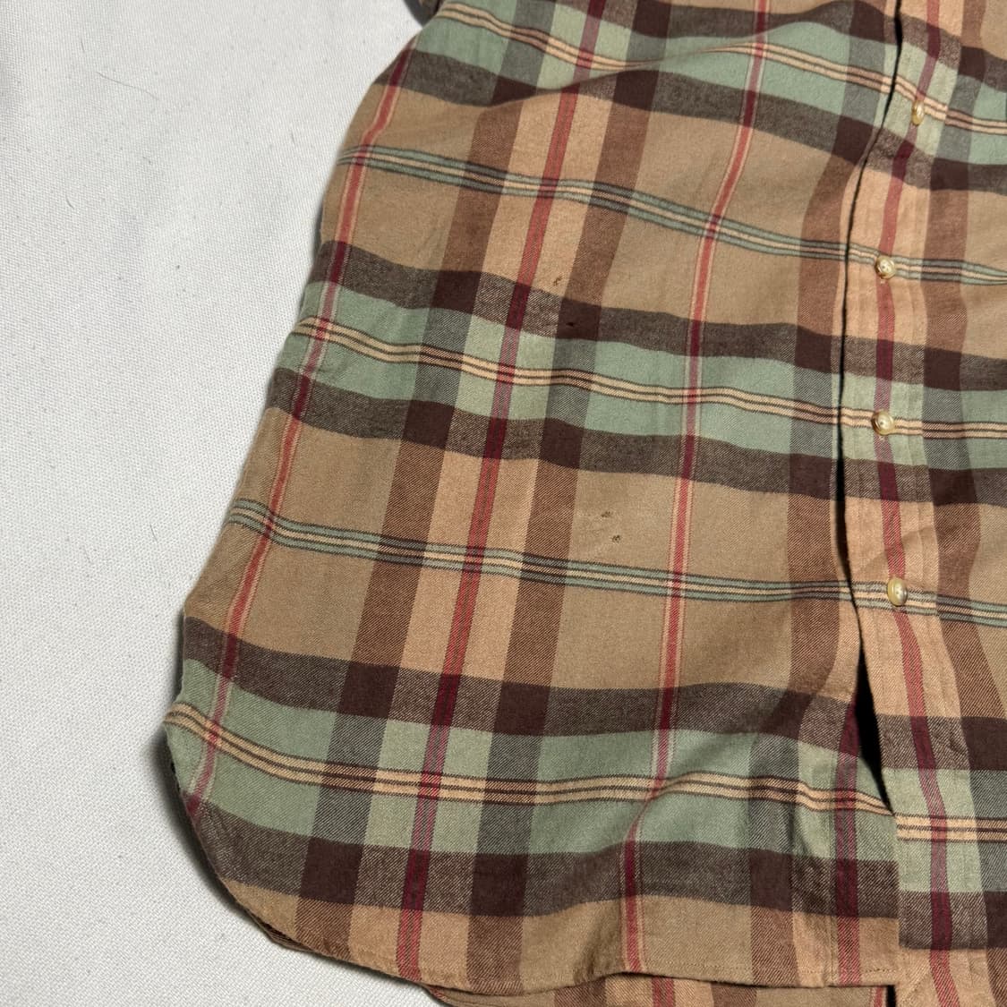 Polo Ralph Lauren 브라운 스웨이드 패치 셔츠 상품이미지5