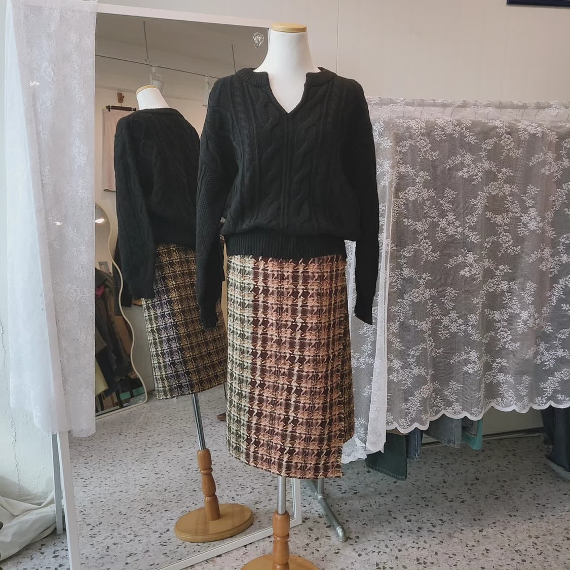 Yuki torii 그라데이션 랩스커트(Japan made) 상품이미지8