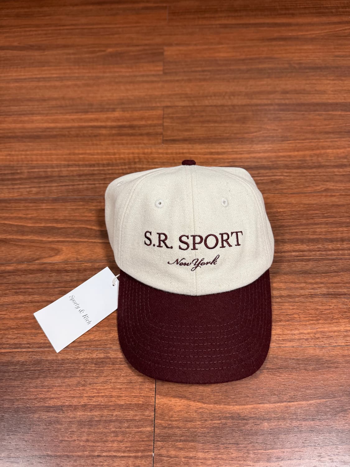 스포티앤리치 울 볼캡 새상품 상품이미지1