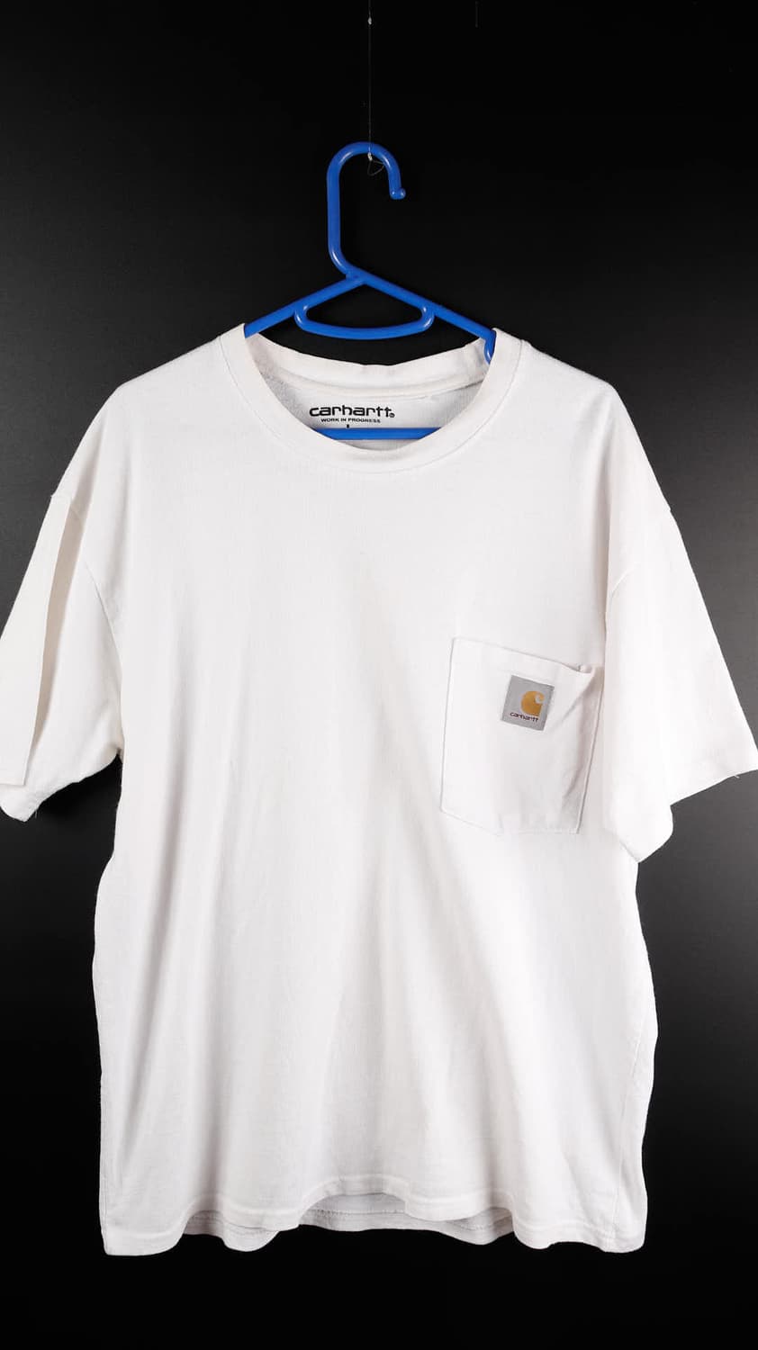 칼하트 흰색 포켓 반팔티 상품이미지2