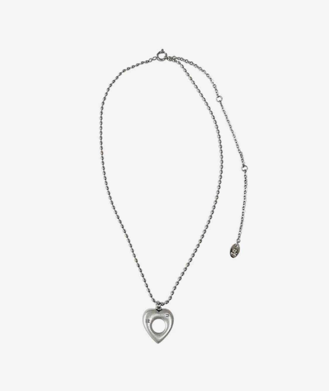 엔프프 heart hole necklace 목걸이 상품이미지1