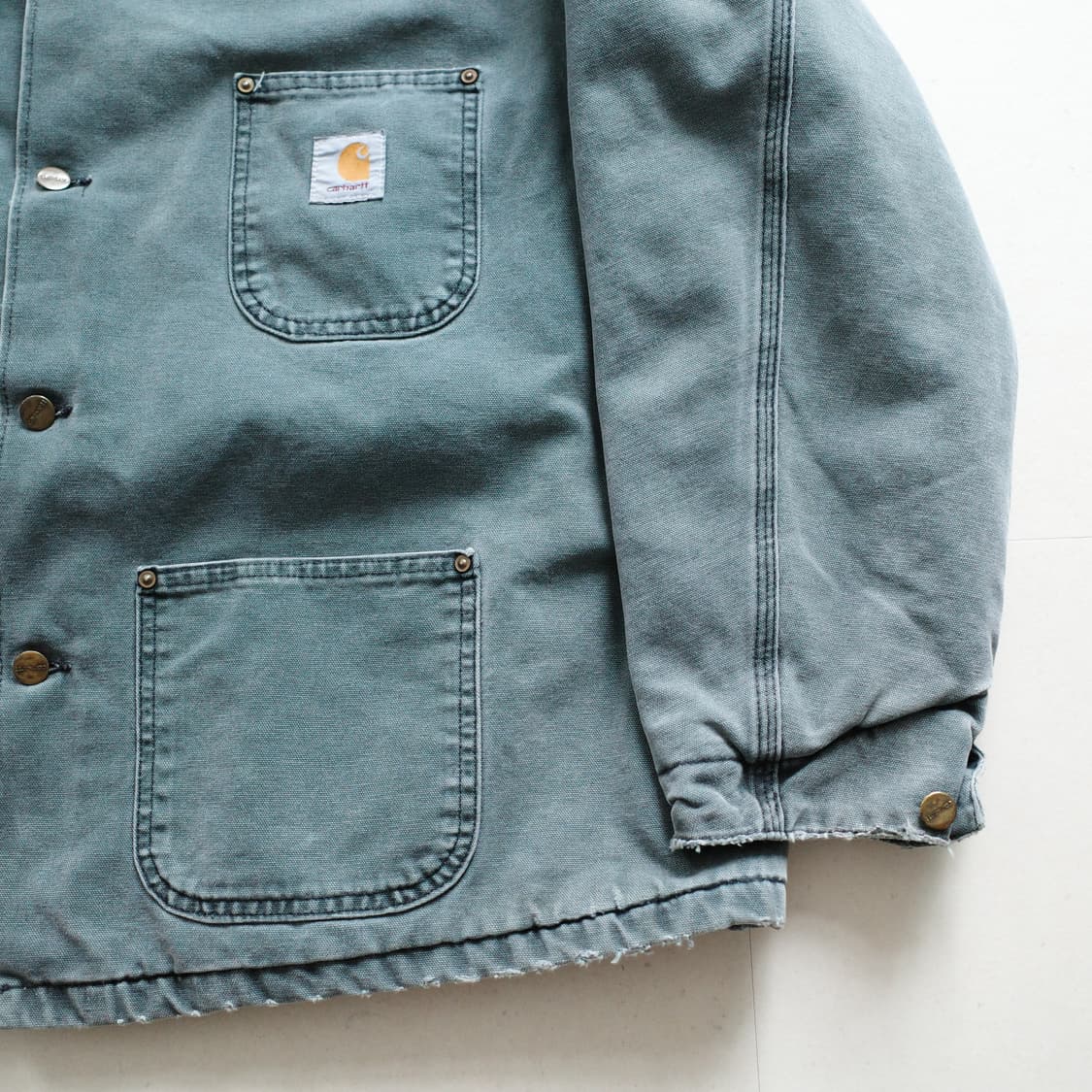레어 90s 칼하트 초어 자켓 헌터그린 MADE IN USA [XL] 상품이미지4