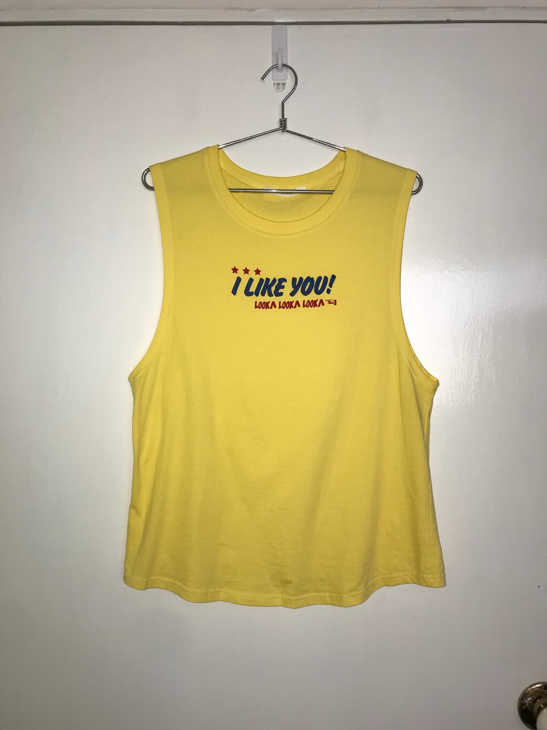 I LIKE YOU ! Printing Sleeveless Top 상품이미지4