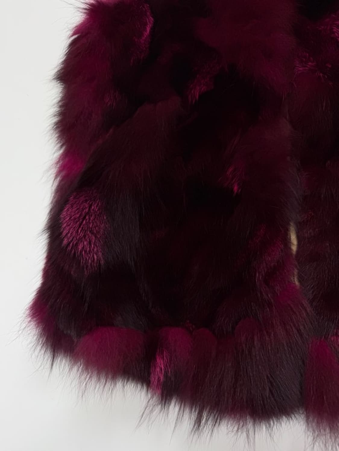 VTG FOX & RACCOON FUR HOOD VEST 상품이미지5