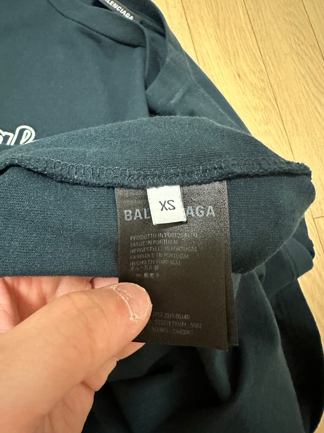 (새상품급!!) 발렌시아가 est. 1917 반팔티 XS (정품) 남자  상품이미지5