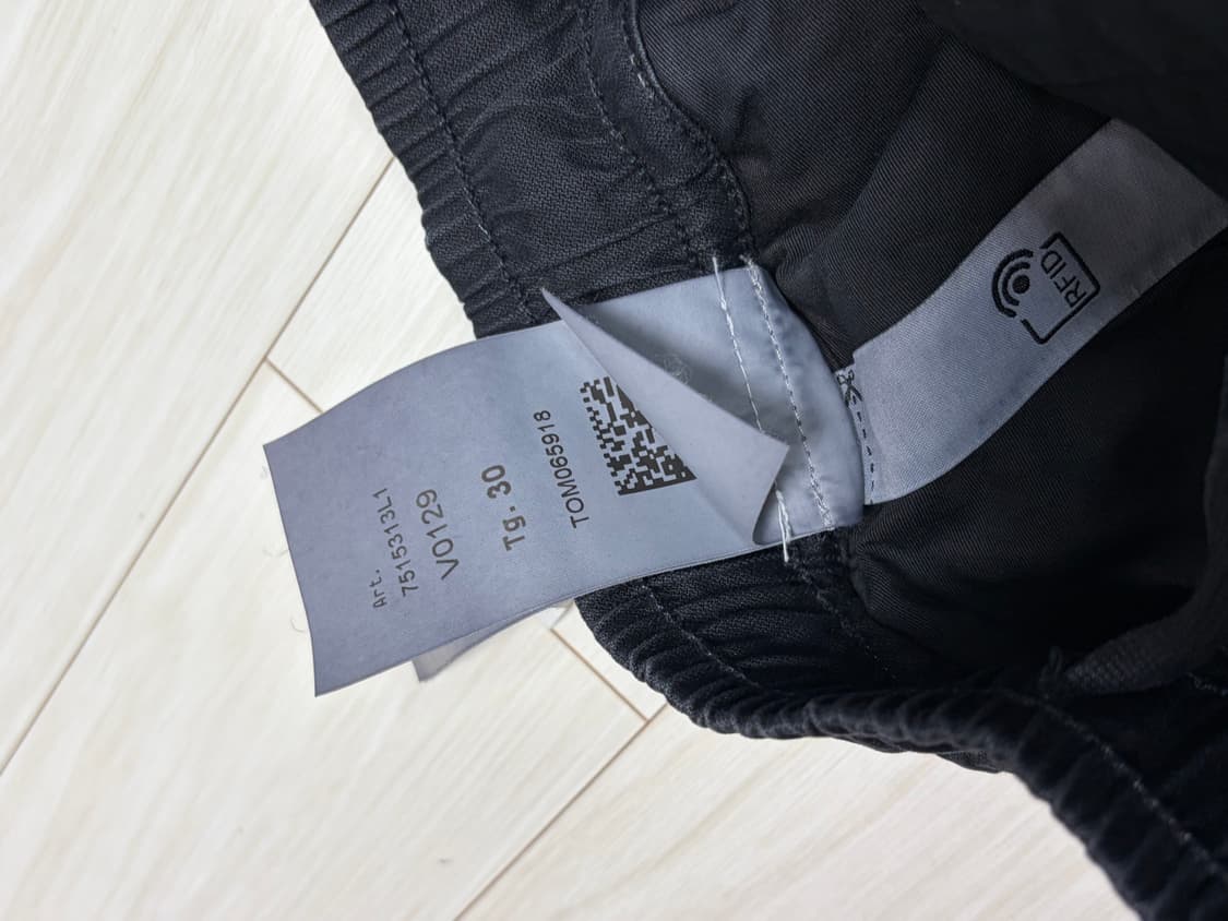 스톤아일랜드 카고 팬츠 30사이즈 블랙 한글택 7515313L1 V012 상품이미지4