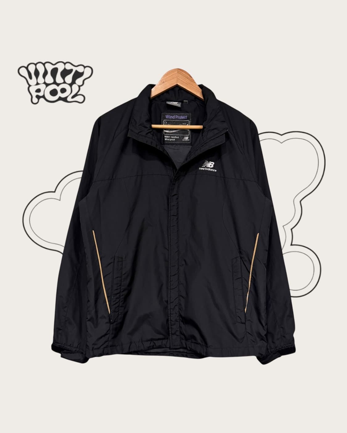 뉴발란스 바람막이 집업 M 블랙 상품이미지1