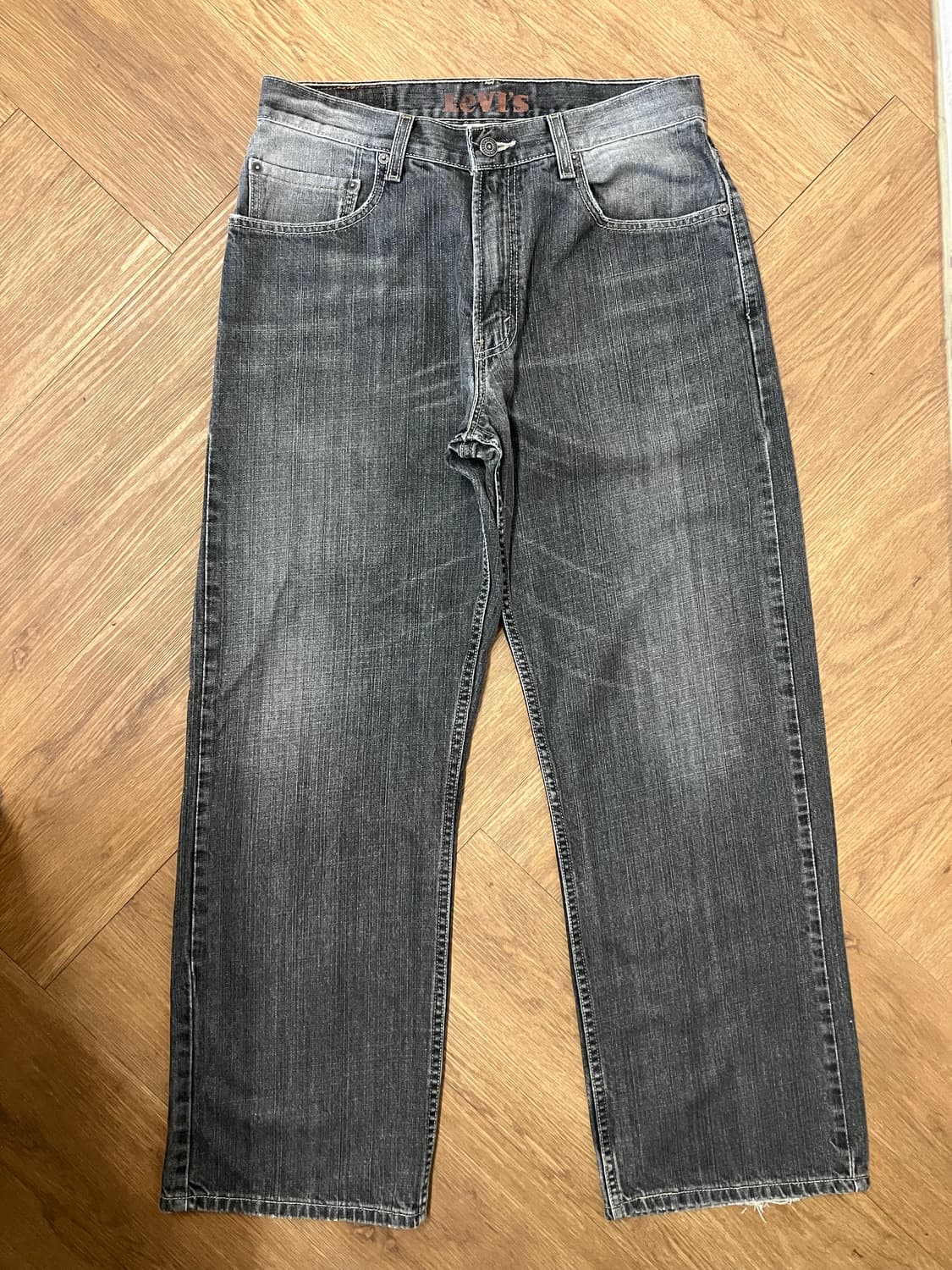 N4 리바이스 569 데님 청바지 팬츠 그레이 상품이미지2