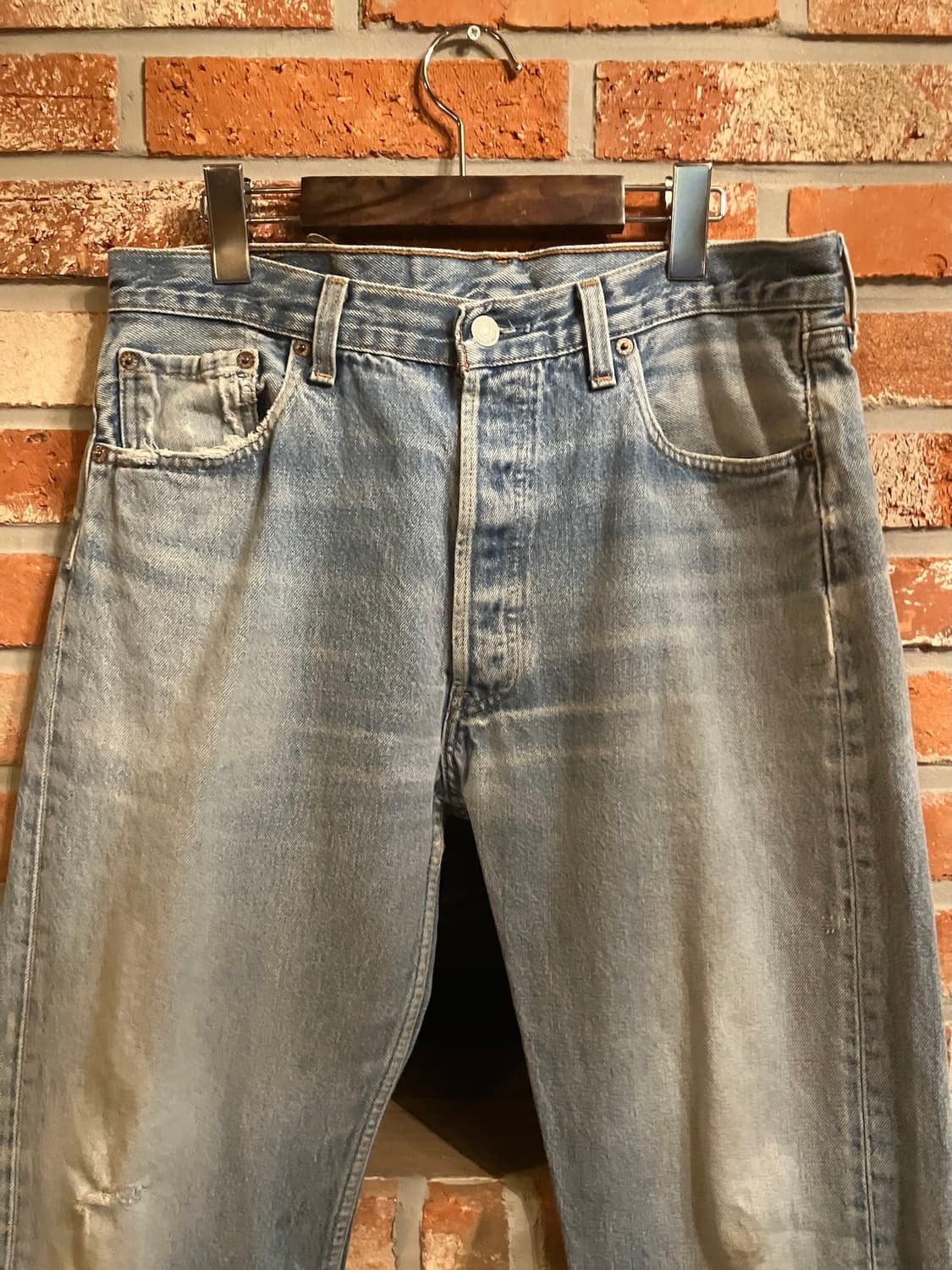 90s USA 빈티지 리바이스 501 데님 팬츠 상품이미지3