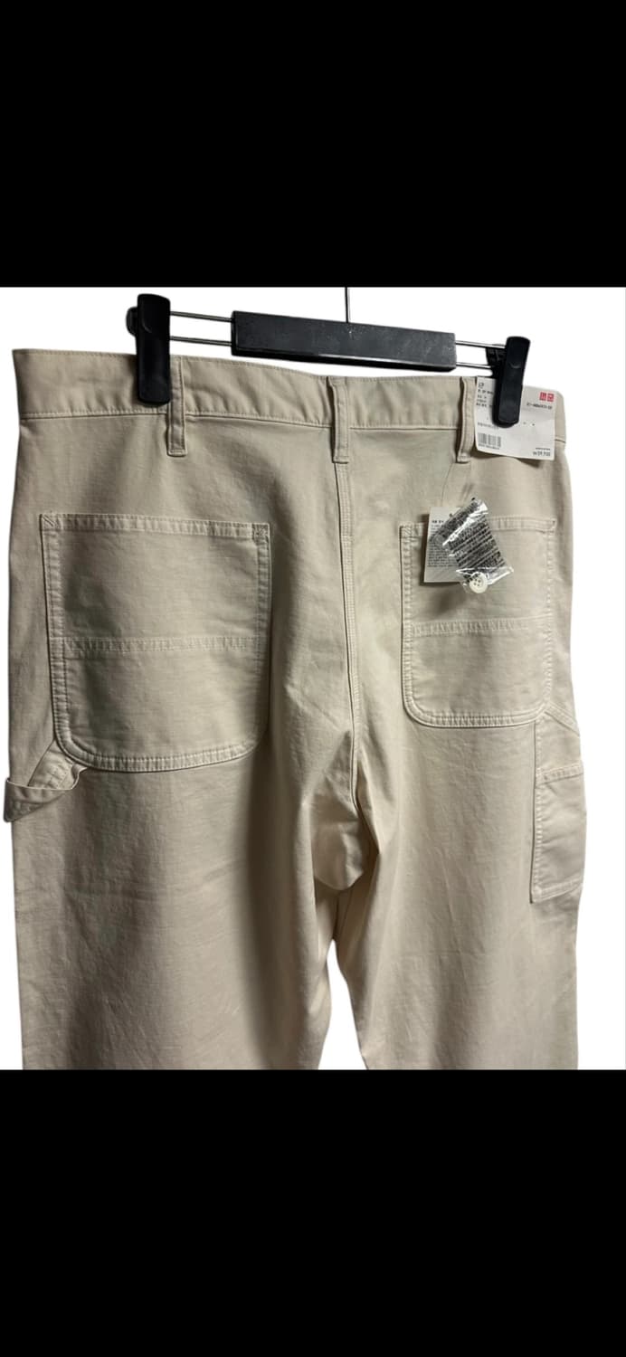 유니클로 유틸리티 워크팬츠 offwhite M size 새상품 상품이미지3