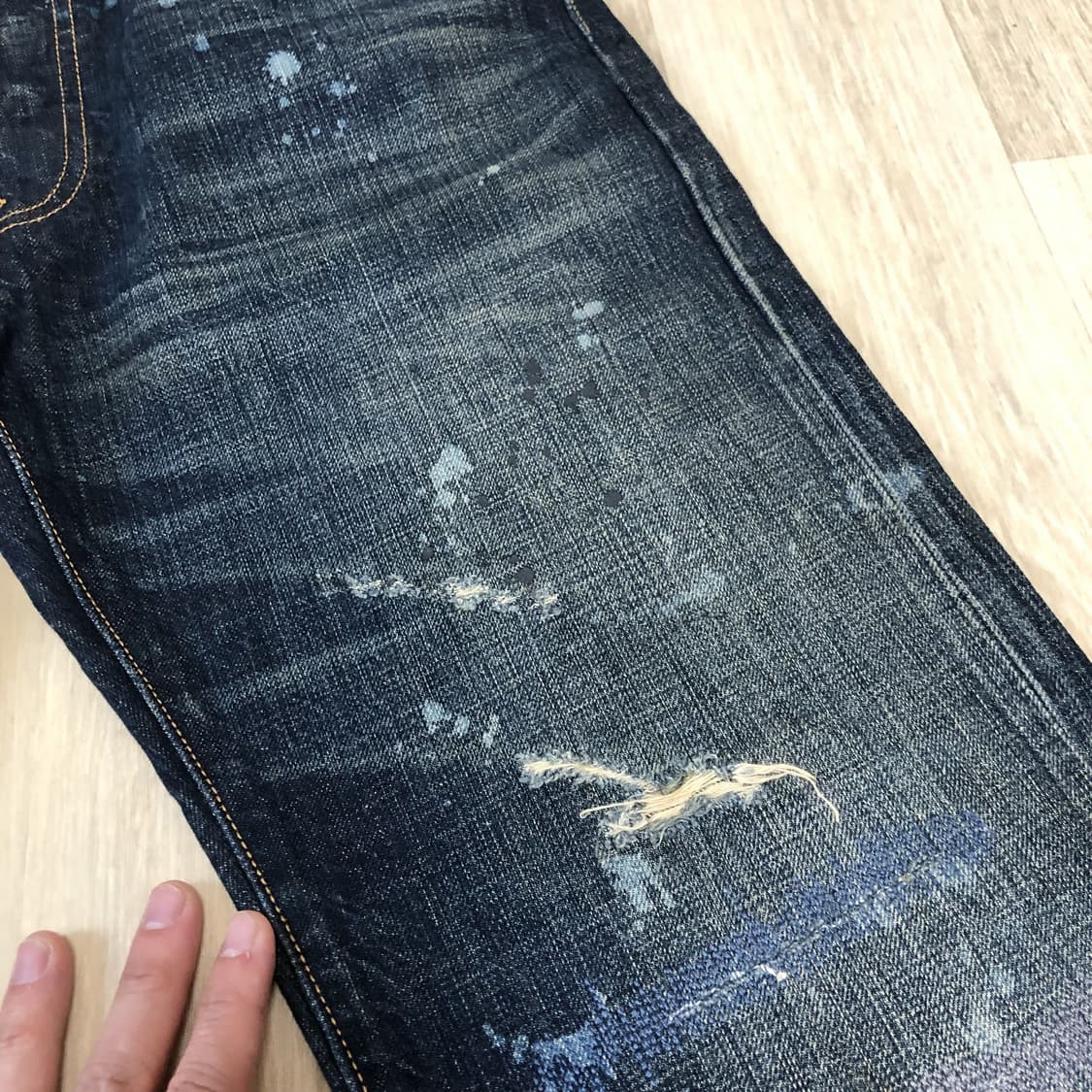 (30) 리바이스 Levi's 501 스트레이트핏 디스트로이드 데님 상품이미지3