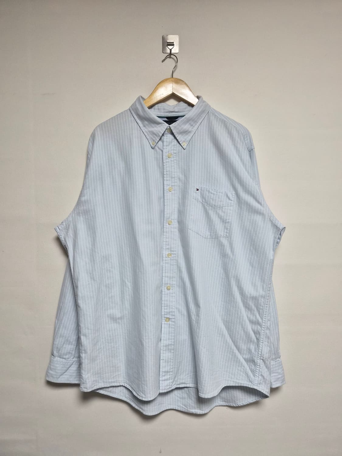 타미힐피거타미힐피거Tommy 옥스포드 스트라이프 셔츠 XL - S372 상품이미지1