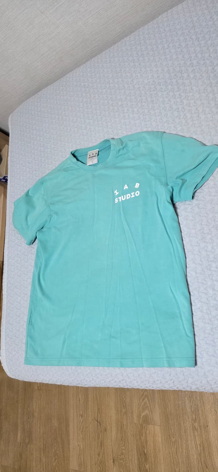 IAB Studio T shirt Aqua green color (L) 상품이미지3