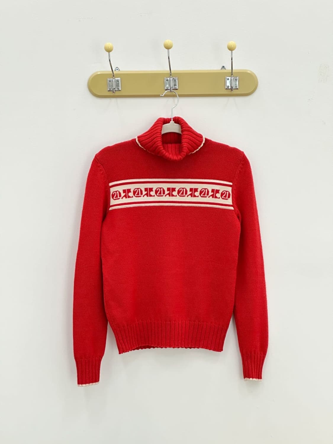 courreges / 꾸레쥬 레드 로고 터틀넥  상품이미지2