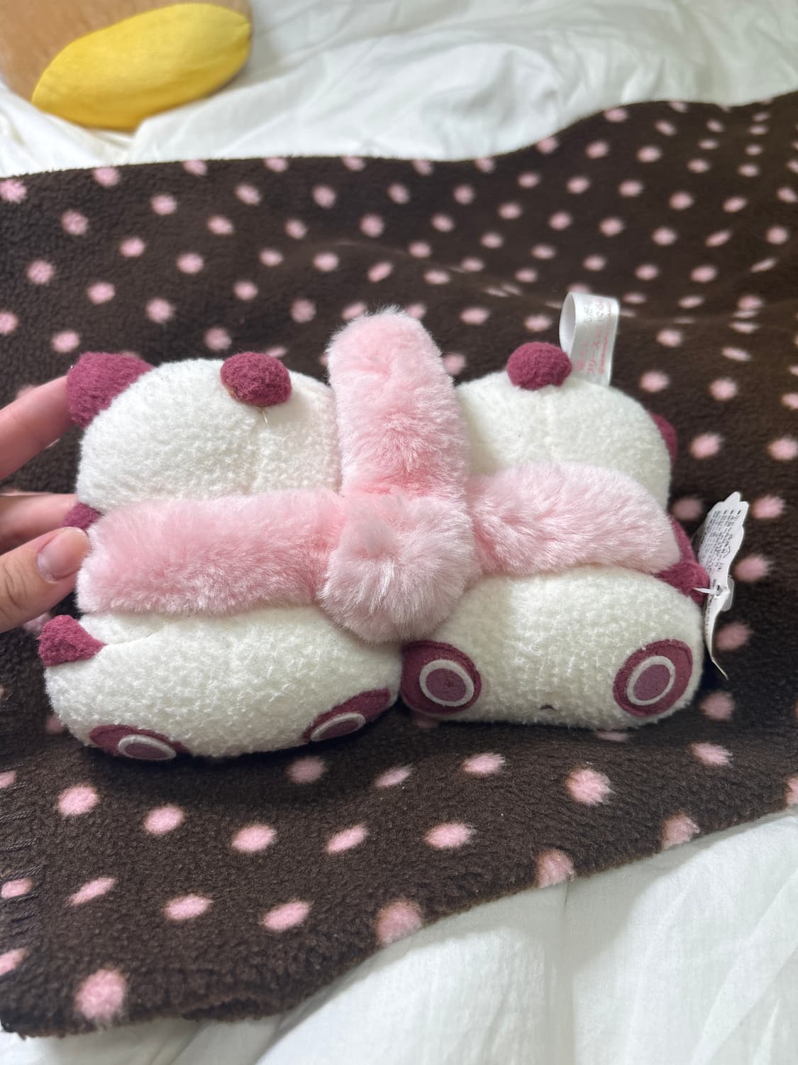 고전 희귀 핑크 쌍둥이 목도리 타레팬더 상품이미지2