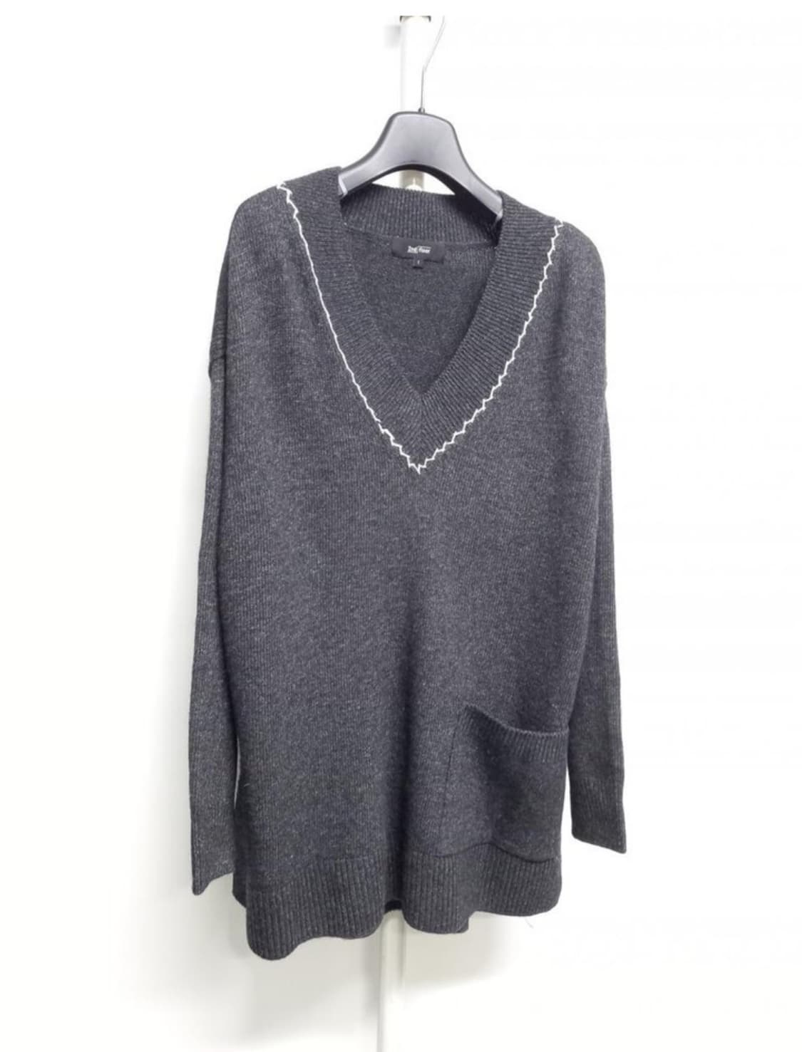 새 세컨플로어 캐시미어 블랜 롱 니트 55~77 상품이미지3