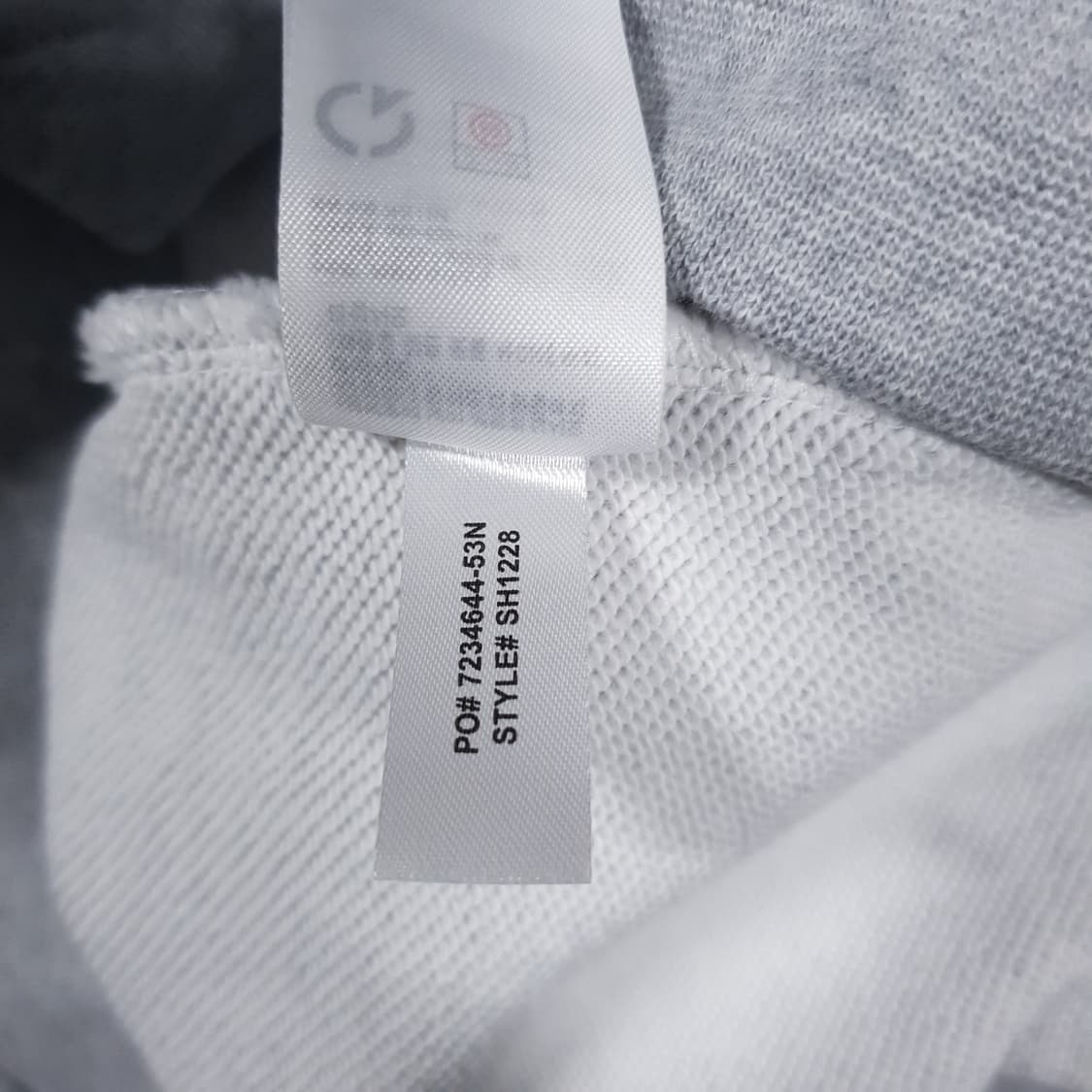 라코스테 신형 23FW 빅로고 포인트 크록 맨투맨 스웻셔츠 그레이 90 상품이미지9