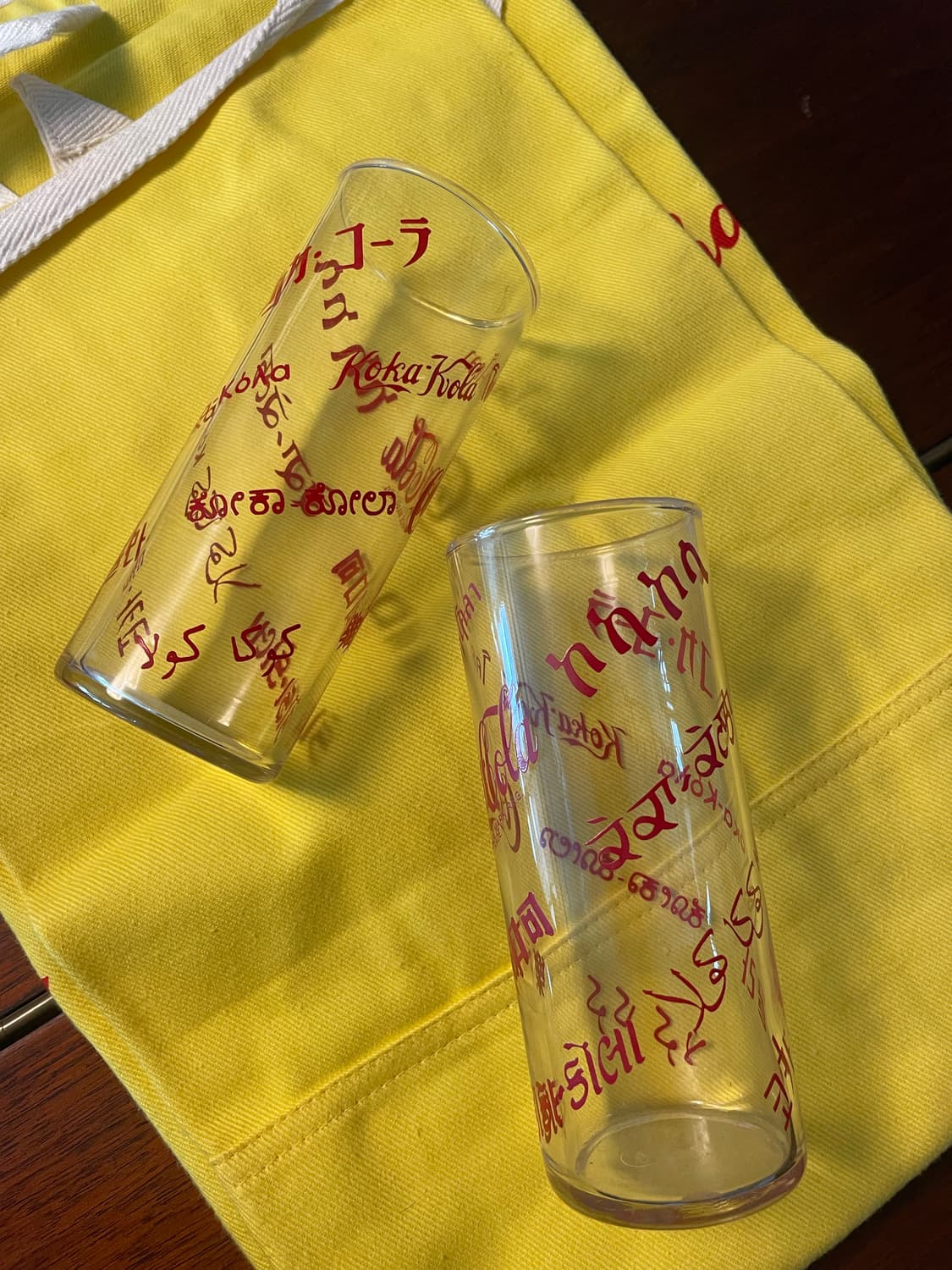 코카콜라 글로벌 로고 멀티 글라스 (2pcs 세트) 상품이미지2