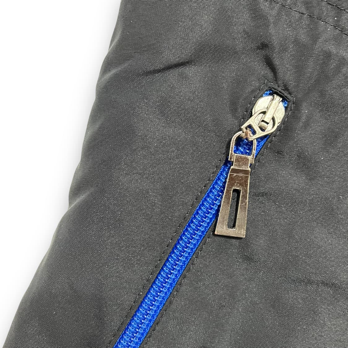 베르사체 진스 꾸뛰르 90s 락시크 블루 디테일 지퍼 패딩 자켓 상품이미지10