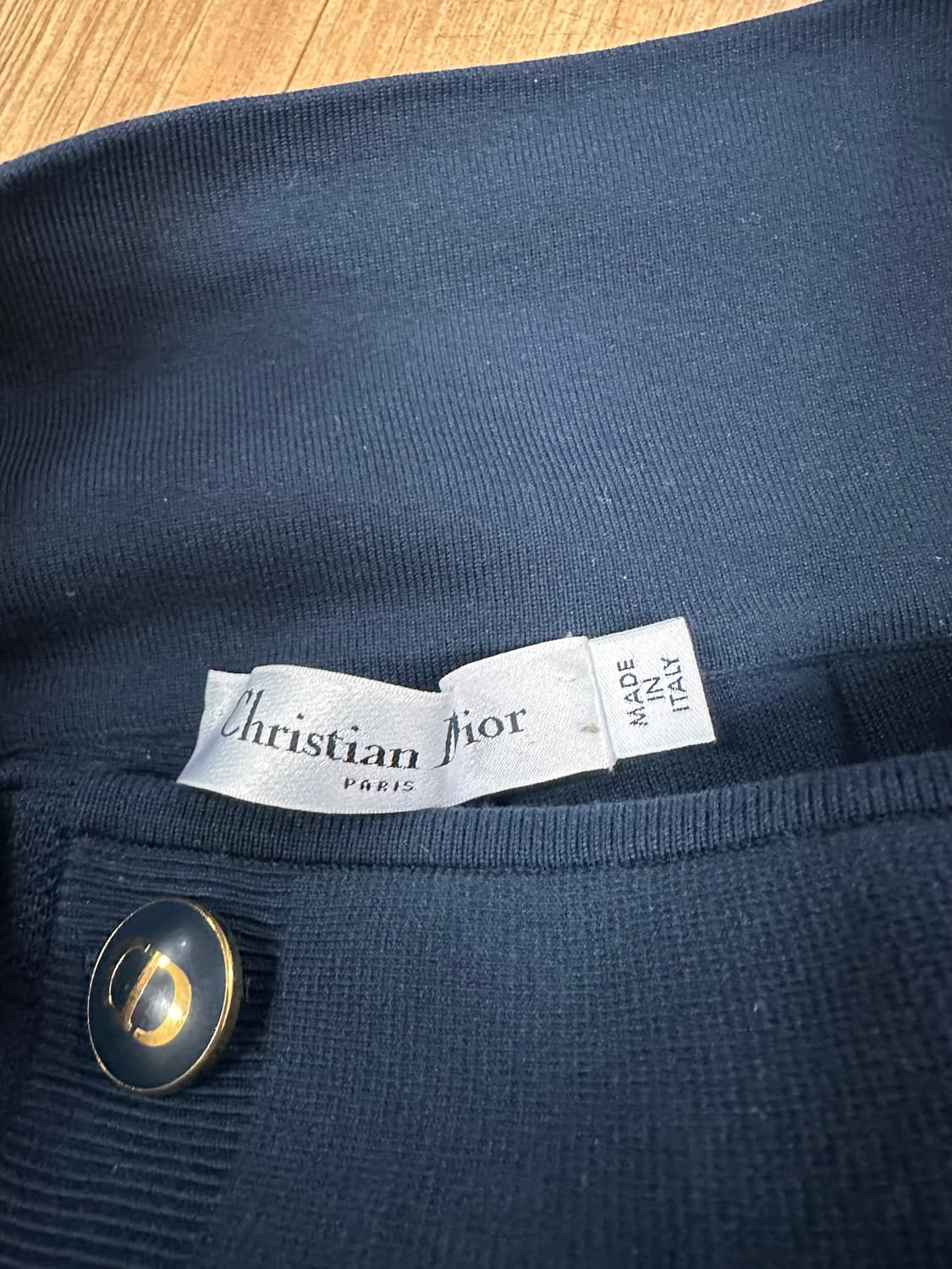 (36)디올 21SS 하이웨스트 부츠컷 팬츠 네이비 상품이미지7