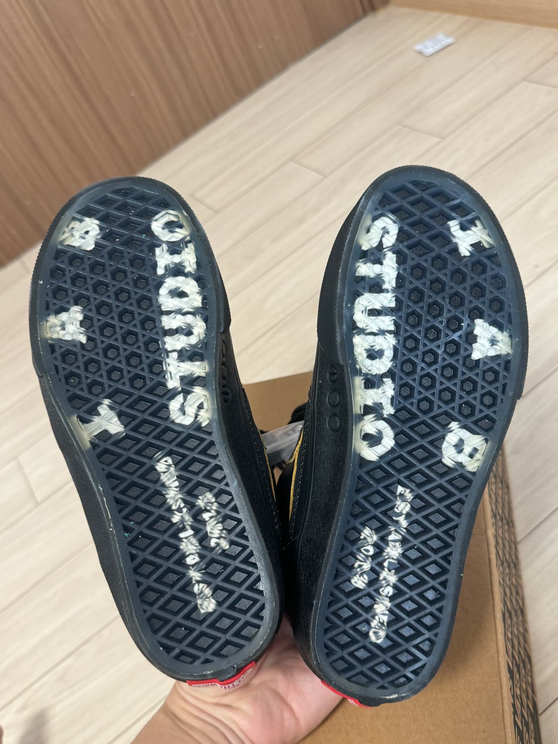 [새상품]반스 x 아이앱 스튜디오 하프 캡 블랙 퍼플 225 iab 상품이미지3