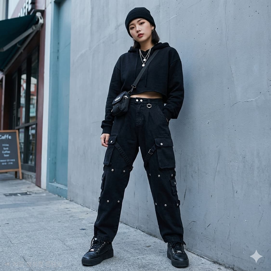 마티유 서울(MATHIEU) 스트랩 멀티 포켓 카고 팬츠  상품이미지1