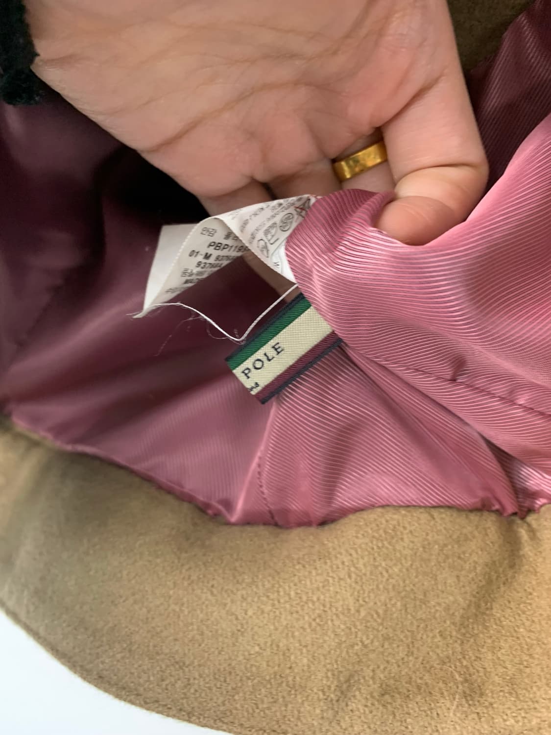 빈폴 베이지 더블 숏 코트 상품이미지8