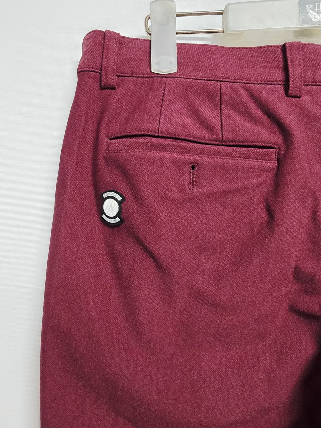 와이드앵글 버건디 남성 바지 슬랙스32 상품이미지5