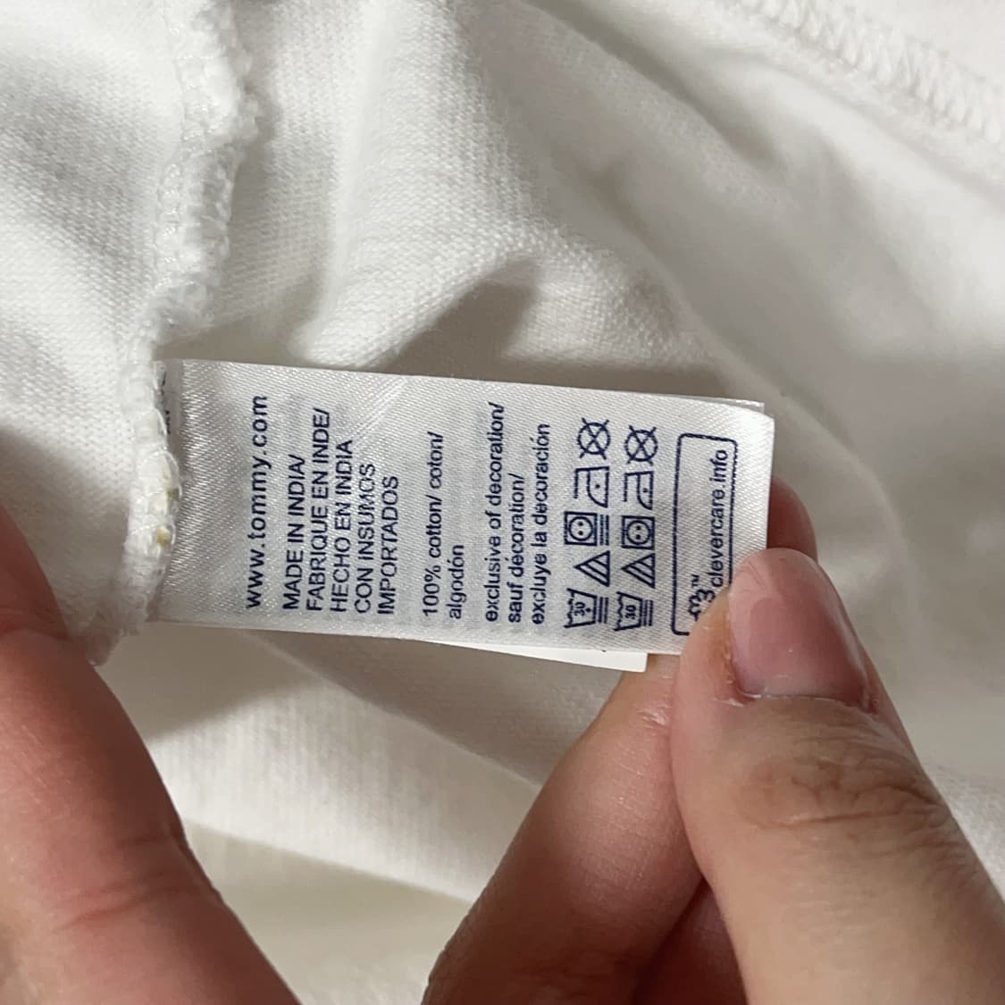 [정품] 타미 화이트 패치로고 반팔티 [ XL ] 상품이미지5